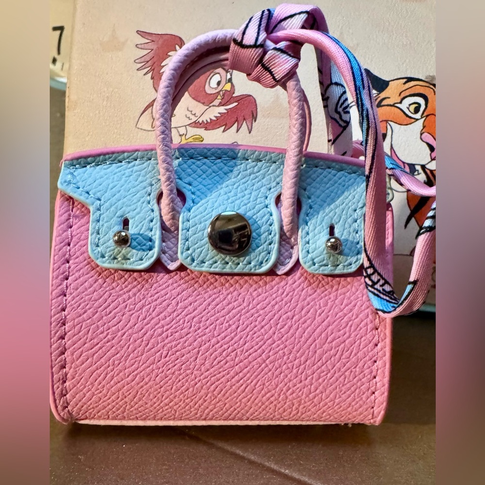 Pink and Blue Women's Handbag Cute Purse Accessory-NWOT
